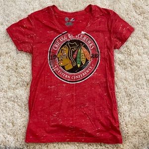 Majestic Chicago Blackhawks T-Shirt - Medium